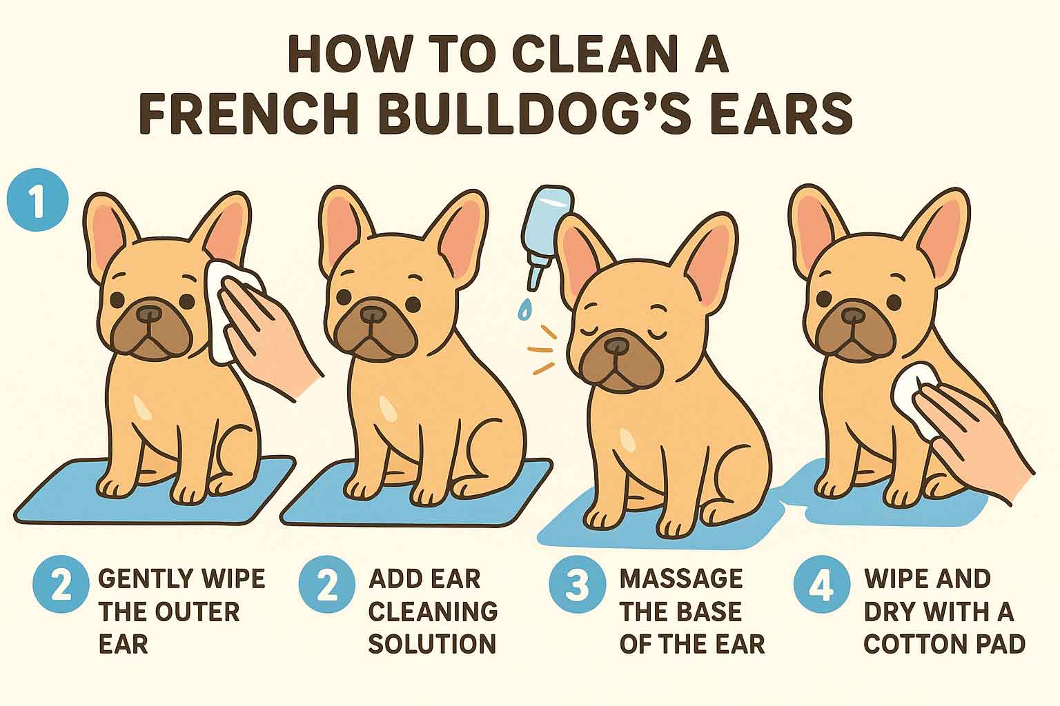 French Bulldog Ear Cleaning & Care Tips