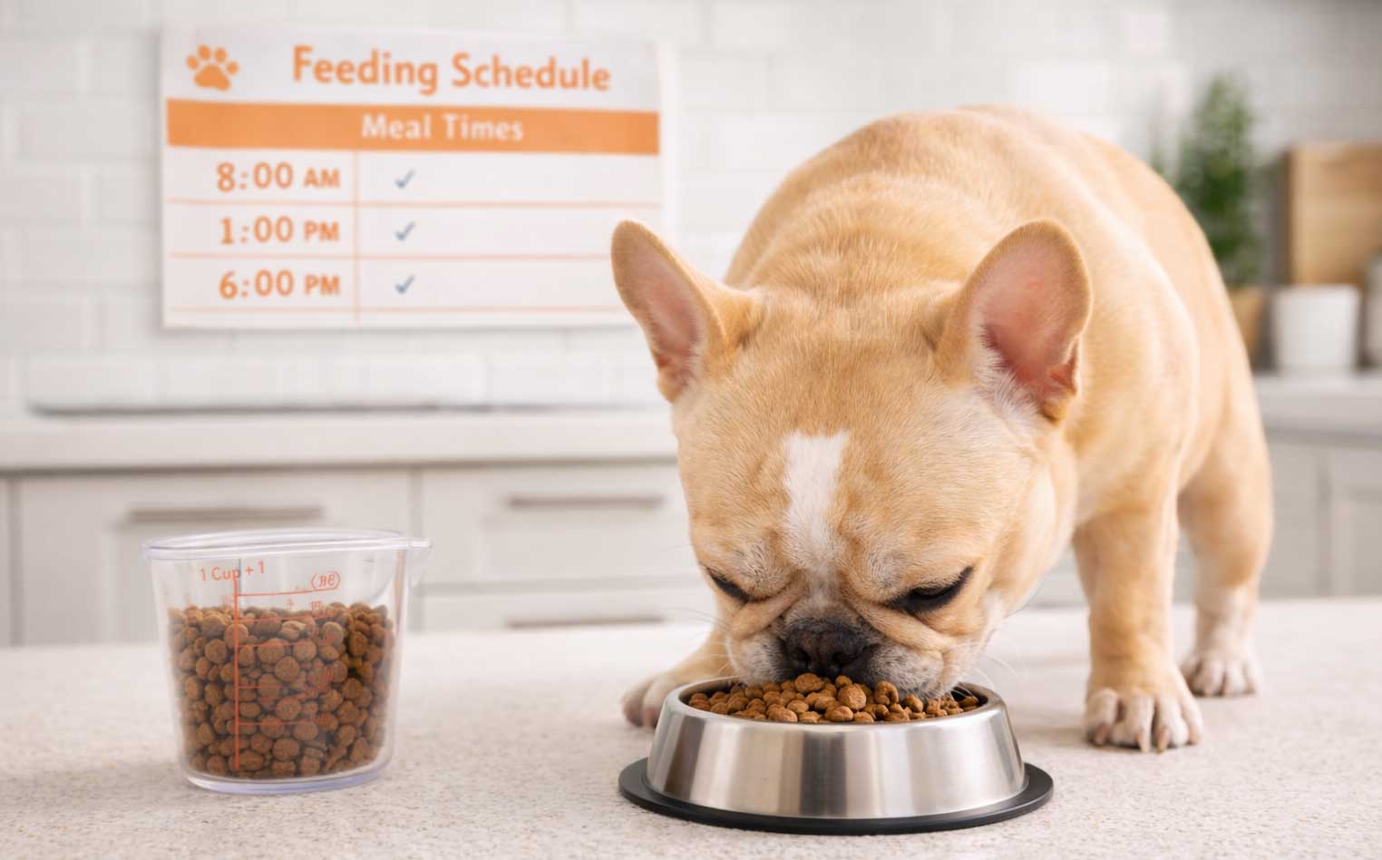 Portion Control & Feeding Schedule for French Bulldogs