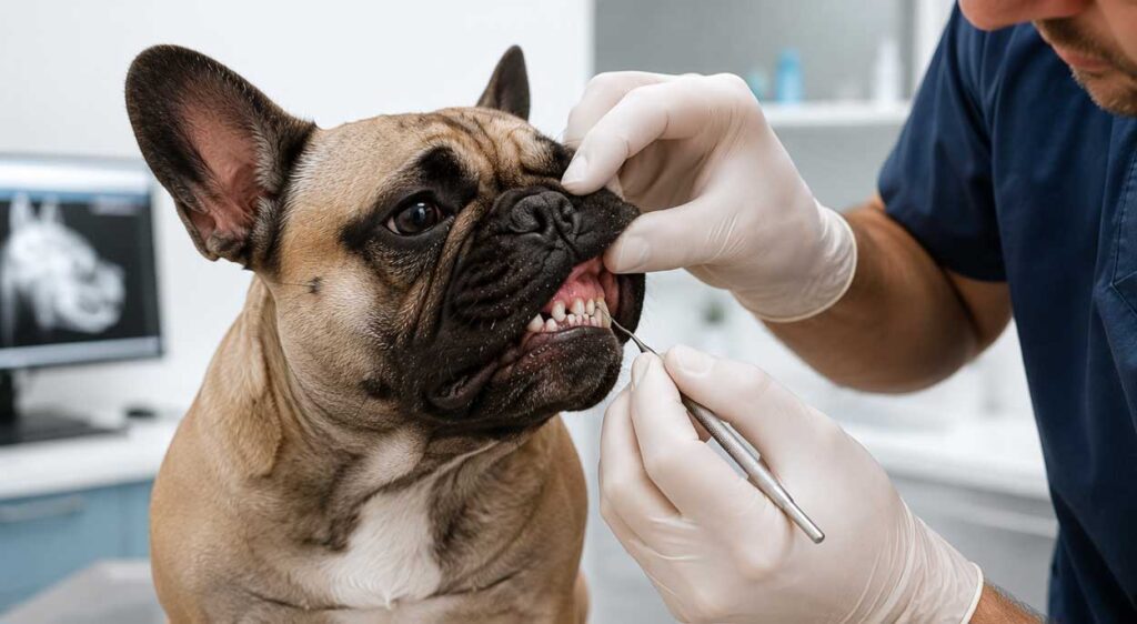 French Bulldog Dental Pain and Eating Difficulty