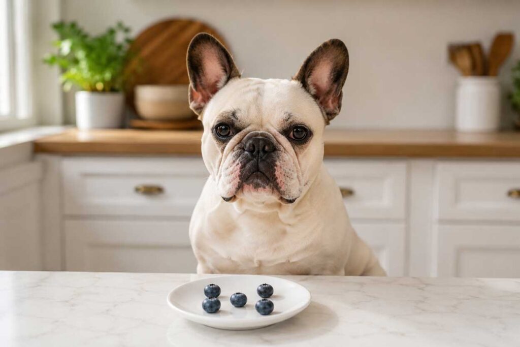 How many blueberries can a French Bulldog eat
