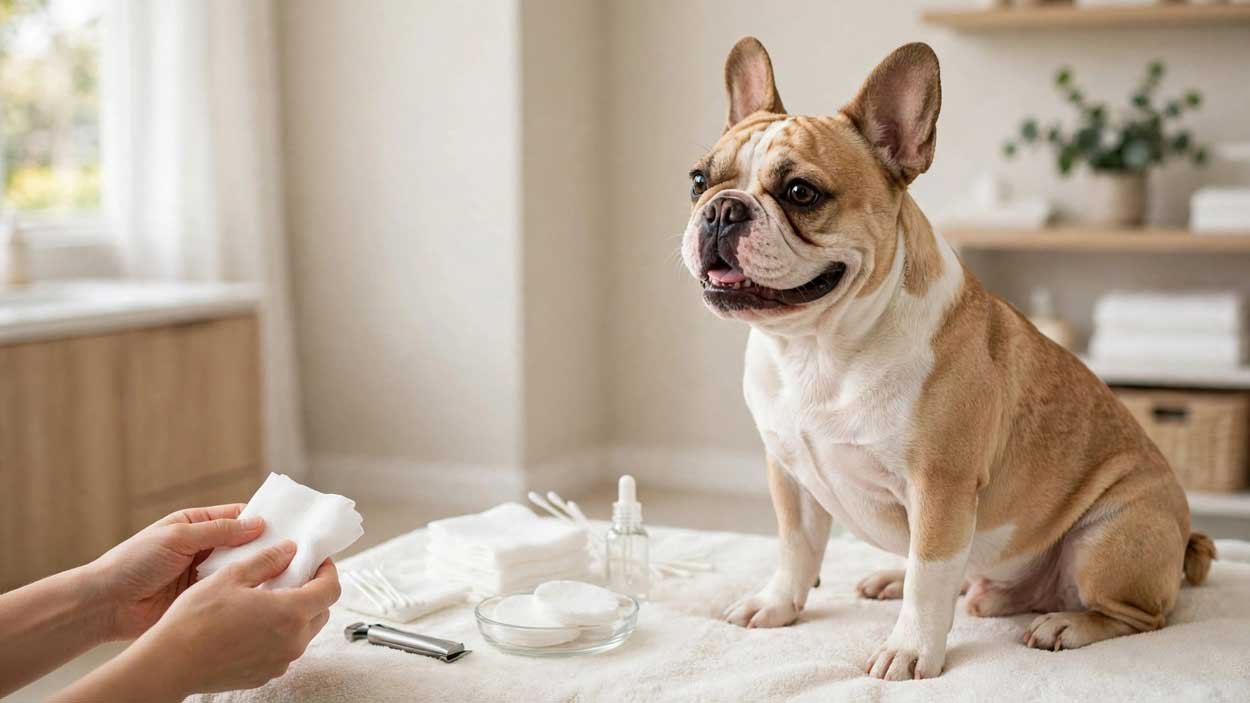 French Bulldog tail pocket smell