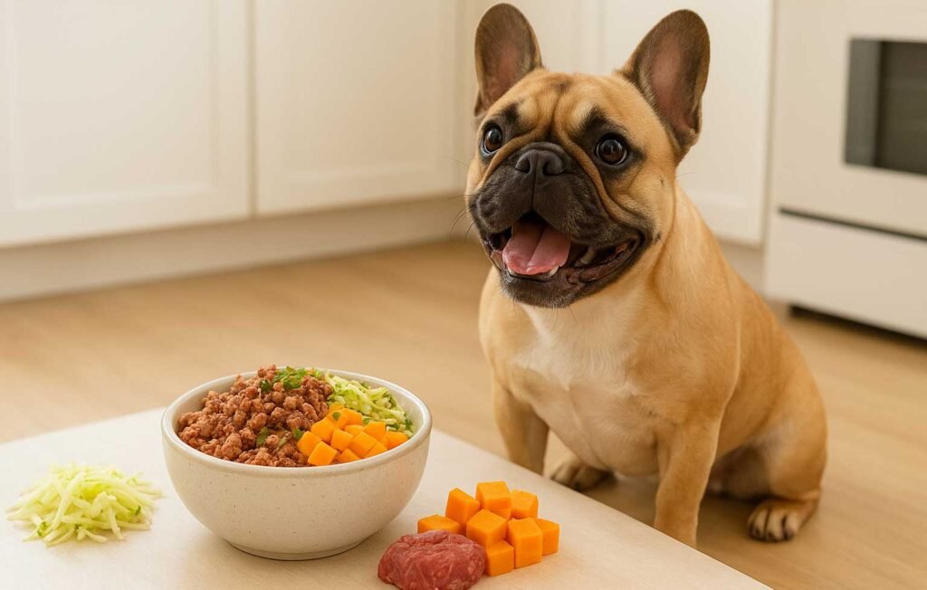 Homemade food recipes for French Bulldogs
