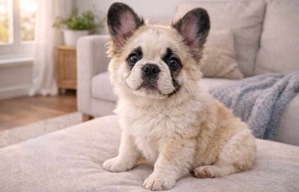 Fluffy French Bulldog price in USA lifestyle photo