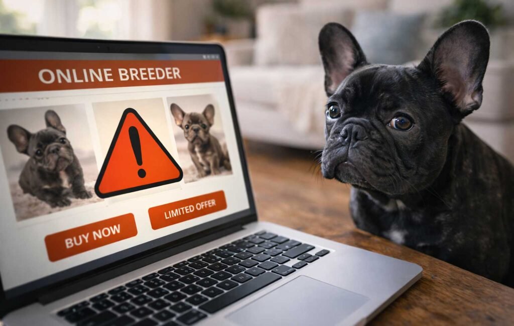 French Bulldog breeder scams warning signs in 2026