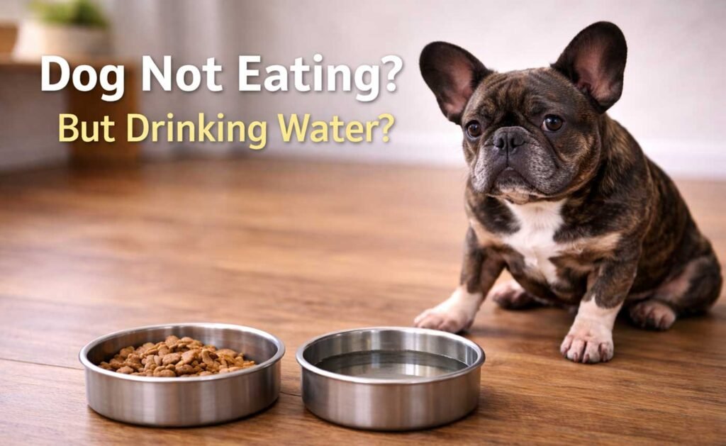 Why Is My Dog Not Eating But Drinking Water?