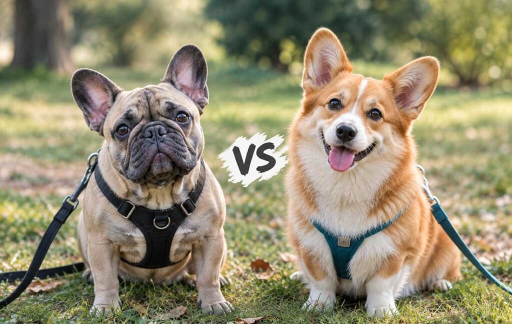 French Bulldog vs Corgi comparison