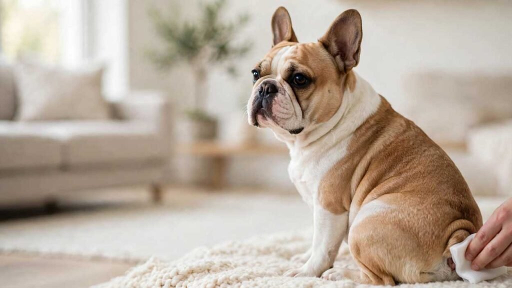 French Bulldog tail pocket smell